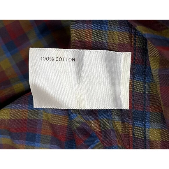 Duluth Trading Company Shirt Wrinkle Fighter Men's 4XL Button Down Red Plaid - Picture 7 of 8